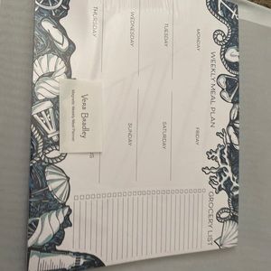 Vera Bradley meal planner